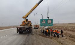 آغاز عملیات ارتقاء ایمنی در راه‌های شهرستان نهاوند با ۶ اکیپ فعال