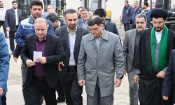 بازدید قائم مقام وزیر صمت از کارخانه فیلتر سرکان
