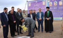 شرکت تولید محصولات بتنی در تویسرکان کلنگ زنی شد 