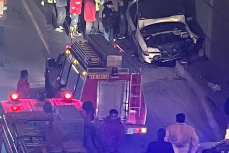 2 تصادف همزمان در زیر گذر بعثت/ ۴ نفر مصدوم شدند