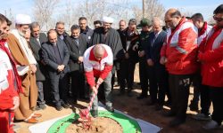 آیین کلنگ‌زنی پایگاه امداد و نجات بین‌شهری قهاوند برگزار شد