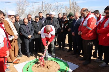 آیین کلنگ‌زنی پایگاه امداد و نجات بین‌شهری قهاوند برگزار شد