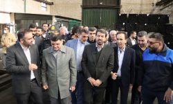 آیین احیا و بازگشت به چرخه تولید کارخانه لوله نورد اکباتان در کبودراهنگ