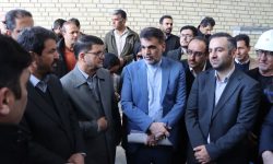 بازدید قائم مقام وزیر صمت و استاندار از ابر پروژه فولادی در کبودرآهنگ