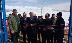 ایستگاه پمپاژ مخزن آب روستای چنار سفلی در دهه‌فجر افتتاح شد