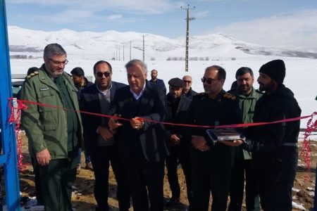 ایستگاه پمپاژ مخزن آب روستای چنار سفلی در دهه‌فجر افتتاح شد