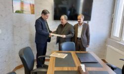 دیدار مدیرکل بنیاد مسکن همدان با مدیرکل منابع طبیعی و آبخیزداری استان