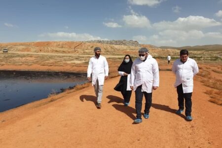 بازدید سرپرست سازمان مدیریت پسماند همدان از سایت دفع پسماند