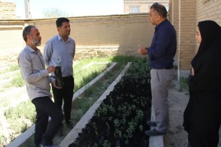 احداث نهالستان دانش‌آموزی در مدرسه شهید کریمی داق داق آباد