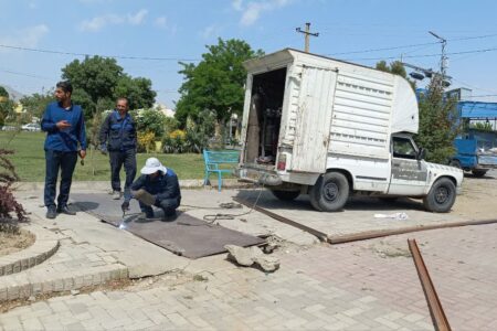سرعت عمل شهرداری منطقه ۳ همدان با وقوع حادثه غیر مترقبه برای کودک