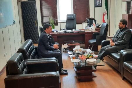 دیدار مدیرعامل شرکت سرمایه‌گذاری هلال‌احمر با استاندار همدان