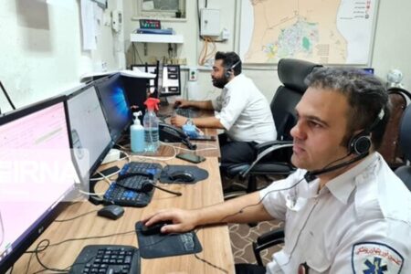 پاسخگویی به بیش از ۲۵ هزار تماس بیماران و مصدومین