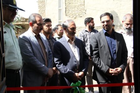 افتتاح نخستین خانه اطفا حریق استان همدان در روستای تاج‌آباد