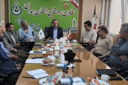 جلسه هم‌اندیشی مدیر و معاونین تعاون روستایی استان همدان برگزار شد