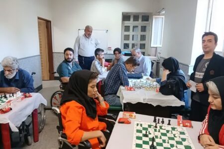 برگزاری مسابقات شطرنج ورزشکاران توانیاب استان همدان