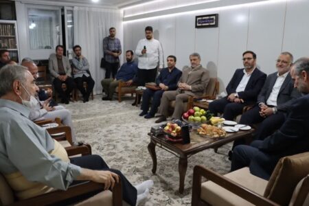دیدار شهرداران تهران و همدان با سردار حاج جعفر مظاهری