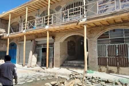 آغاز فاز سوم مرمت کاروانسرای سعادت نهاوند