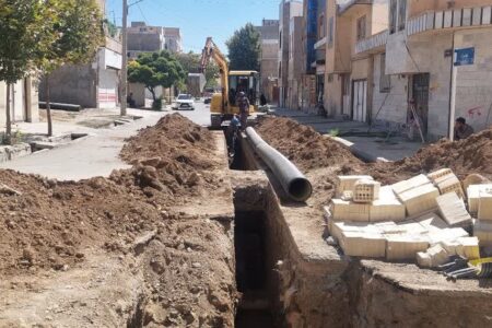 آغاز اجرای پروژه شبکه جمع‌آوری فاضلاب مساکن ملی نهاوند