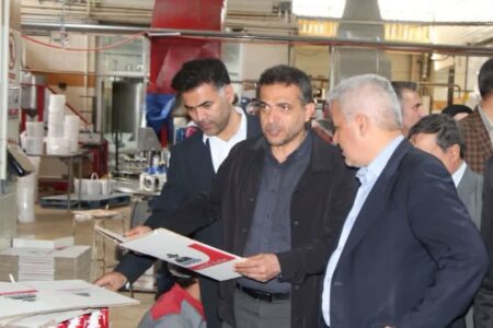 بازدید عباس صوفی از شرکت آریا ایده‌آل همدان؛ حمایت از تولید و اشتغال جوانان در اولویت