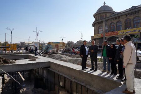 سایت موزه باستان‌شناسی خیابان باباطاهر در مراحل پایانی اجرا 