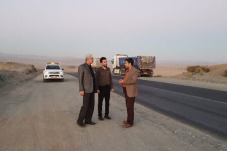 بازدید فرماندار شهرستان تویسرکان از پروژه‌های راهداری محور سیدشهاب – خیرآباد