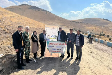 بهره‌برداری از پروژه‌های نهال‌کاری، آبیاری قطره‌ای و حصارکشی در تپه تفریحی ابوذر نهاوند