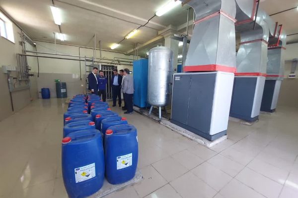 تزریق آب اکسیژنه در تصفیه خانه‌ آب شهید بهشتی