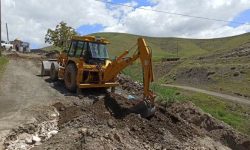 پیشرفت 80 درصدی پروژه‌ی اصلاح توسعه شبکه و توزیع آب در روستای «باباپیرعلی»