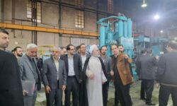 دادستان کل کشور از کارخانه کنترل گاز اکباتان بازدید کرد