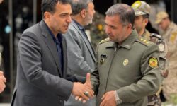 دیدار نماینده مجلس با فرمانده تیپ ۳۱۶ زرهی شهید قهرمان