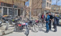 اجرای طرح برخورد با سد معبر موتورسیکلت‌ها در منطقه سه همدان