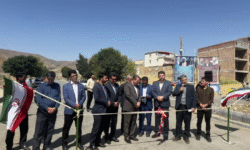 افتتاح پروژه آسفالت معابر روستای چوتاش بهار