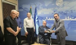 برگزاری مراسم تجلیل از آزادگان و ایثارگران در مخابرات منطقه همدان