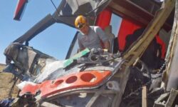 برخورد اتوبوس با تریلی حمل سوخت در همدان با ۵ مصدوم و ۱ فوتی