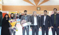 تقدیر از ماهان میرزایی و یلدا نقی بیرانوند در همدان