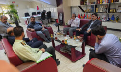 بازدید مسئولان اتاق بازرگانی همدان از آریا ایده‌آل