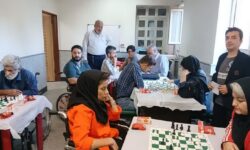 برگزاری مسابقات شطرنج ورزشکاران توانیاب استان همدان