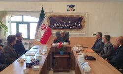 دیدار مدیرکل دامپزشکی استان همدان با فرماندار تویسرکان