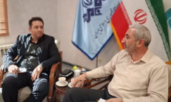 دیدار مدیرعامل شرکت سیاحتی علیصدر با مدیرکل صدا و سیمای استان