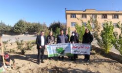 اجرای پویش نهالکاری «سلامت و تندرستی» در همدان با حضور ورزشکاران و مسئولان استانی