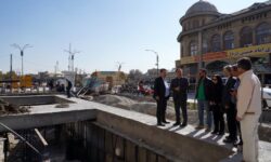 سایت موزه باستان‌شناسی خیابان باباطاهر در مراحل پایانی اجرا 