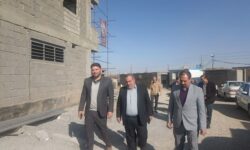 بازدید فرماندار بهار و مدیرکل بنیاد مسکن استان از پروژه 120 واحدی نهضت ملی مسکن