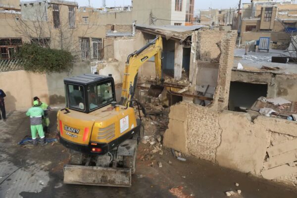 دومین تملک و تخریب ملک در مسیر ایجاد راه دسترسی جدید بلوار شهید آیت‌الله رئیسی