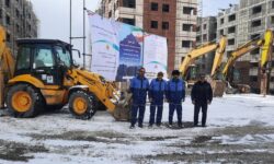 آغاز عملیات زیرساخت‌های آب و فاضلاب در پروژه ۶۰۰ واحدی نهضت ملی مسکن شهرک بهشتی همدان
