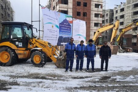آغاز عملیات زیرساخت‌های آب و فاضلاب در پروژه ۶۰۰ واحدی نهضت ملی مسکن شهرک بهشتی همدان