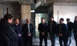 بازدید معاون استاندار و فرماندار ملایر از پروژه 502 واحدی شهر ملایر