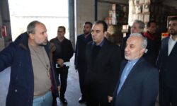 بازدید مدیرکل بازرسی وزارت صمت و مدیرکل صمت استان همدان از شرکت الوان ثابت در کبودراهنگ