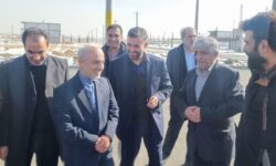 بازدید مدیرکل بازرسی وزارت صمت و مدیرعامل شرکت شهرک‌های صنعتی استان همدان از شهرک بنکداران همدان