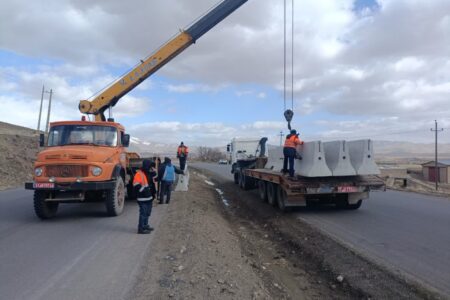 ایمن‌سازی دو نقطه حادثه‌خیز در محورهای تویسرکان
