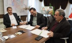 امضای تفاهمنامه همکاری شهرداری همدان و بنیاد مسکن انقلاب اسلامی در اجرای طرح نیم رینگ شمالی